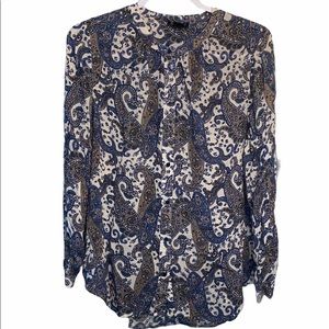 Lucky Brand button down blouse size medium